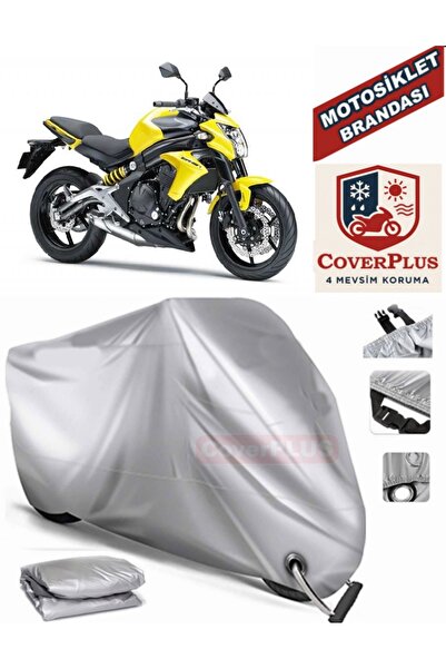 MotoEN قماش القنب المتوافق مع القفل الرمادي لدراجة نارية Kawasaki ER-6 N (Mot...