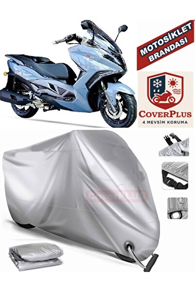 MotoEN قماش القنب المتوافق مع القفل الرمادي Arora GT 250 خيمة غطاء القماش الم...