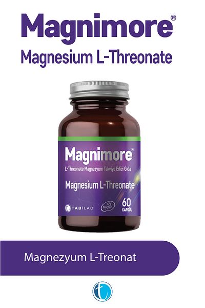 Magnimore Magnesium L-Threonate 60 Herbal Capsules Magnesium L-Threonate