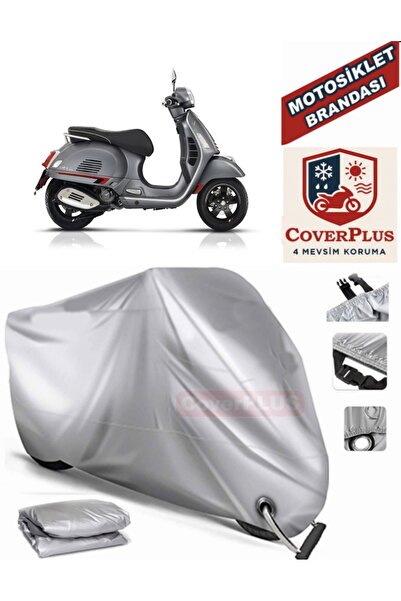 MotoEN Gray Lock Compatible Motor Tarpaulin Vespa Gts 125 Supersport Motorcyc...