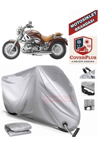 MotoEN Gray Lock Compatible Motor Tarpaulin Bmw R 1200 Cl Motorcycle Tarpauli...