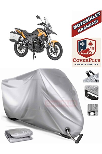 MotoEN Gray Lock Compatible Motor Tarpaulin Mondial Rx1I Evo Motorcycle Tarpa...