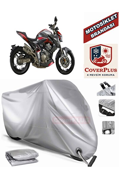 MotoEN Gray Lock Compatible Motor Tarpaulin Zontes 310 R Motorcycle Tarpaulin...