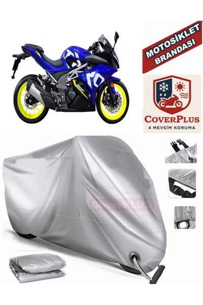 MotoEN Gray Lock Compatible Motor Tarpaulin Yuki Taro Gp2 Motorcycle Tarpauli...