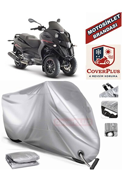 MotoEN Gray Lock Compatible Motor Tarpaulin for Gilera Fuoco 500 Motorcycle T...