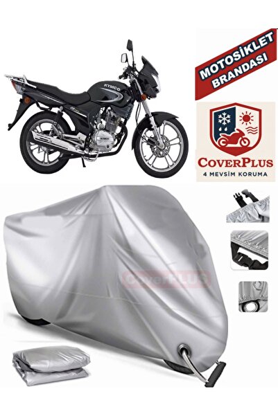 MotoEN Gray Lock Compatible Motor Tarpaulin for Kymco Ck 125 Pulsar Motorcycl...
