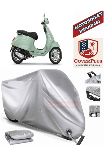 AutoZEL فيسبا بريمافيرا 125 غطاء من القماش المشمع للدراجة النارية (متوافق مع ...