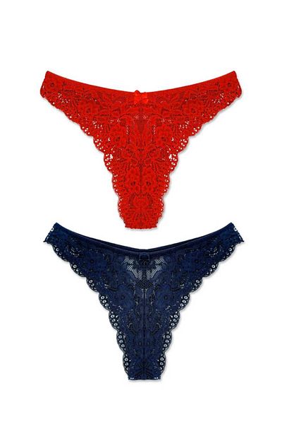 GECKO COLLECTION Lacy Brazilian Panties 2 Pieces