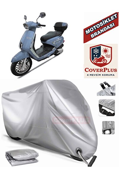 MotoEN Gray Lock Compatible Motor Tarpaulin King Motor Vega 125 Motorcycle Ta...