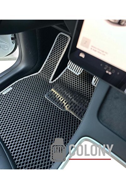COLONY Tesla Model Y Hücreli Premium Eva Paspas Seti Tam Set Paspas Takımı - ...