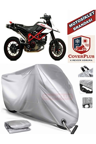 MotoEN Gray Lock Compatible Motor Tarpaulin for Ducati Hypermotard 1100 Evo S...