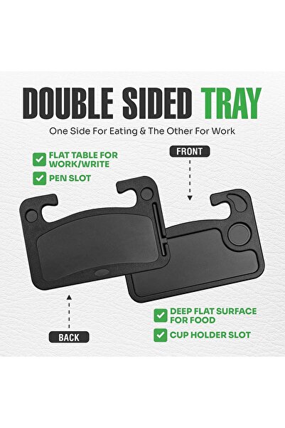 Generic Car Tray for Food and Laptop with Durable Steering Wheels