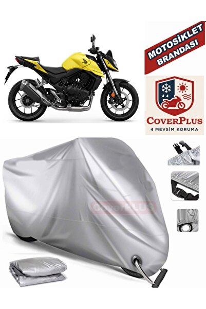 MotoEN Gray Lock Compatible Motor Tarpaulin Honda Cb 750 Hornet Motorcycle Ta...