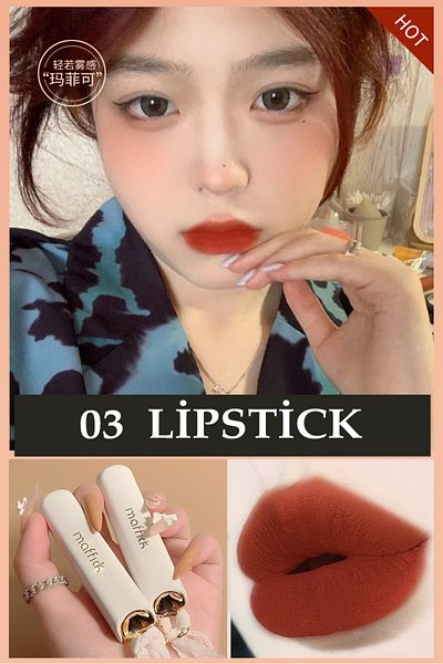 Nehir Maffick Korean Beauty Lipstick Lipstick Brown Series 3.8 Gr