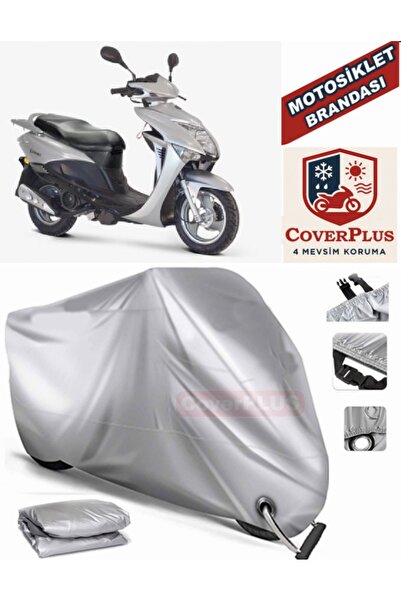 MotoEN Gray Lock Compatible Motor Tarpaulin Kanuni Trex 150 Motorcycle Tarpau...