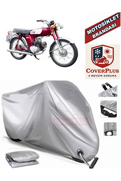MotoEN Gray Lock Compatible Motor Tarpaulin Yamaha Yb 100 Motorcycle Tarpauli...