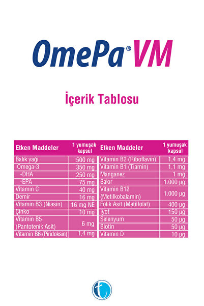 Omepa Vm Food Supplement 30 Soft Capsules