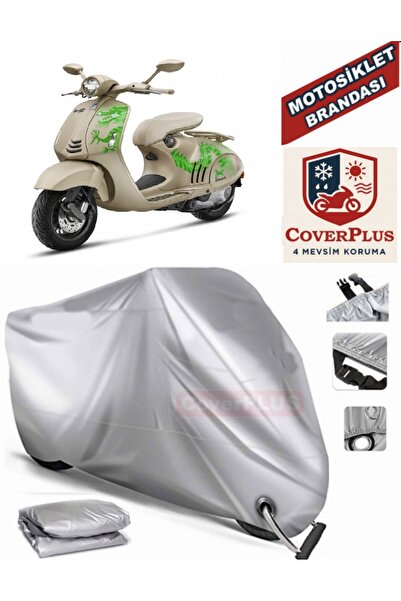 MotoEN Gray Lock Compatible Motor Tarpaulin Vespa 946 Dragon Motorcycle Tarpa...