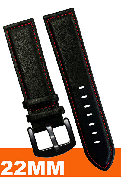 COBRA 22mm Fossil-Welder-Casio-Seiko-Omega-Armani Saat Uyumlu Deri Saat Kordo...