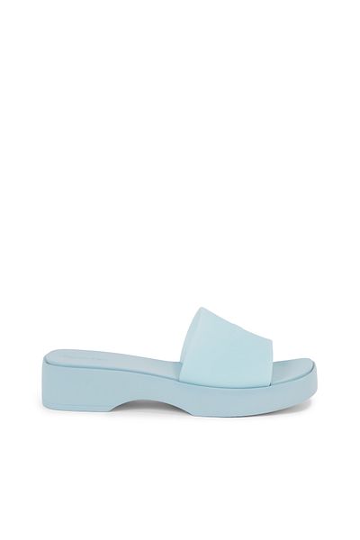 Calvin Klein Women Blue Wedge Slide