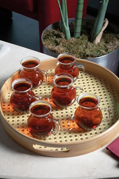 Home Chubby Glass 6-Piece Tea Cups - Tea Cup Set