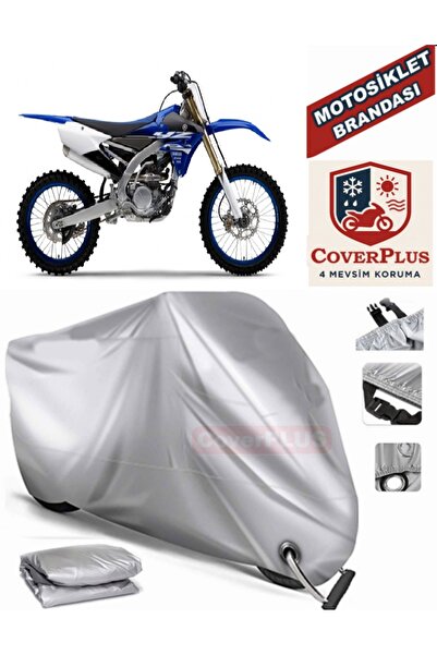 MotoEN Gray Lock Compatible Motor Tarpaulin Yamaha Yz 250 F Motorcycle Tarpau...