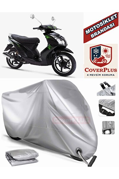 MotoEN Gray Lock Compatible Motor Tarpaulin Arora Ar 150t-15 Motorcycle Tarpa...