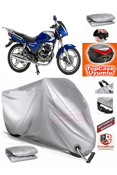 MotoEN Gray Lock Compatible Ramzey Xf 125 10-V Tarpaulin Topcase Back Bag Com...
