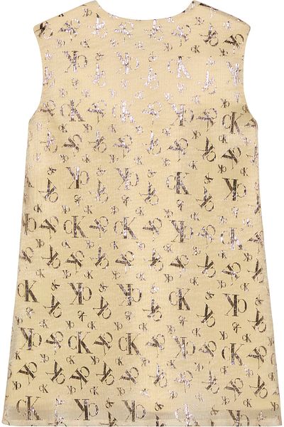 Calvin Klein Girls Vanilla Sleeveless Dress