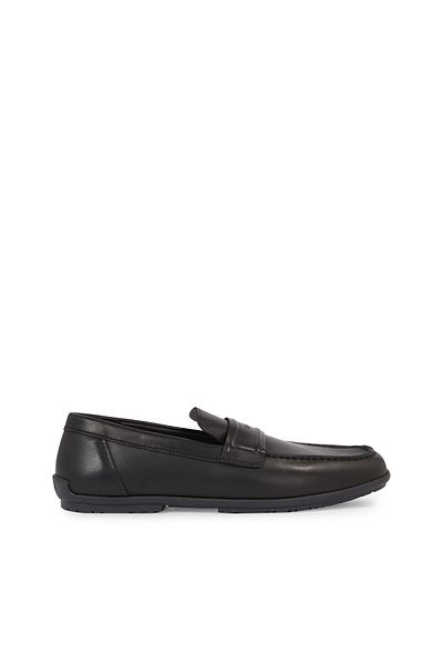 Calvin Klein Men Black Loafers Driver