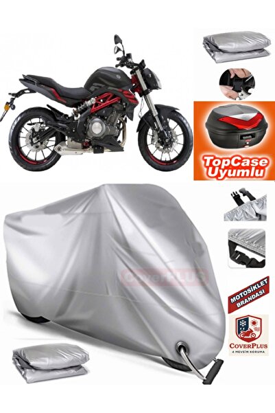 MotoEN Gray Lock Compatible Benellitnt 249-S Tarpaulin Topcase Rear Bag Compa...