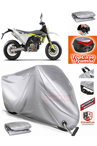AutoZEL غطاء محرك متوافق مع الحقيبة الخلفية Husqvarna Supermoto 701 (متوافق م...