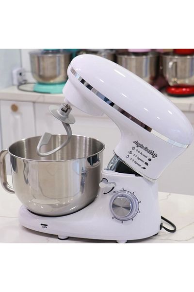 Anyta Cooking Food Processor Mixer With 6.2 L Bowl - 1500w - White -