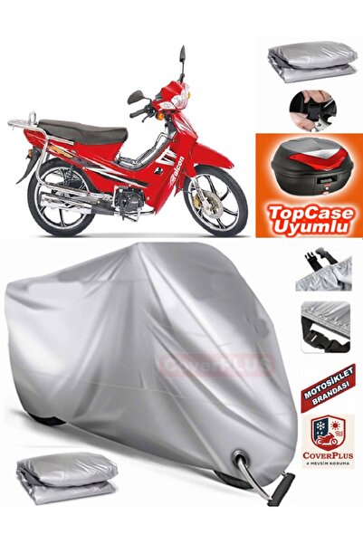 MotoEN قفل رمادي متوافق مع Falcon Magic 50 من القماش المشمع Topcase الخلفي ال...