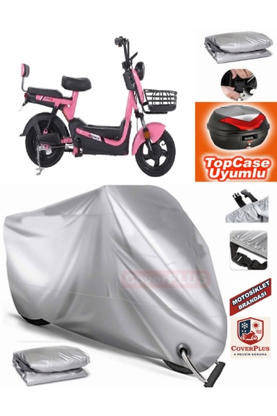 MotoEN قفل رمادي متوافق مع Arora ZR3 قماش القنب Topcase الخلفي حقيبة متوافقة ...