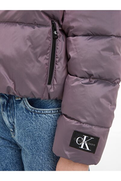 Calvin Klein Girls Amaranth Hyper Two Tone Padded Jacket