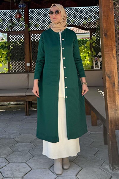 Rabia Şamlı Ζακέτα Magnolia Emerald Knitwear