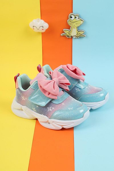 Moda Lime Pantofi pentru fete cu panglică flexibilă și respirabilă - pantofi cu design special