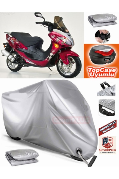 AutoZEL Kanuni Storm 150 غطاء محرك متوافق مع غطاء المحرك (الوصلة، متوافق مع ا...