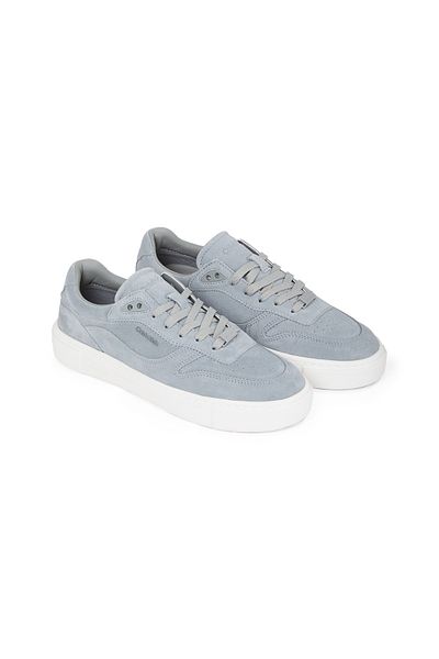 Calvin Klein Women Neutral Gray Lace Up Low Top Sneakers