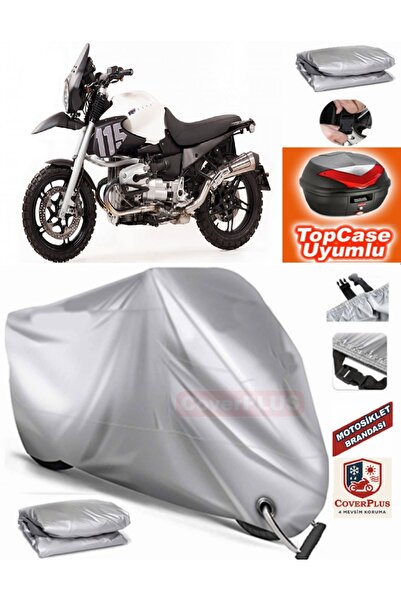 MotoEN Gray Lock Compatible Bmw R 1150 R Tarpaulin Topcase Rear Bag Compatibl...