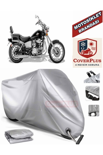MotoEN Gray Lock Compatible Motor Tarpaulin Regal Raptor Dd 150E-2F Motorcycl...