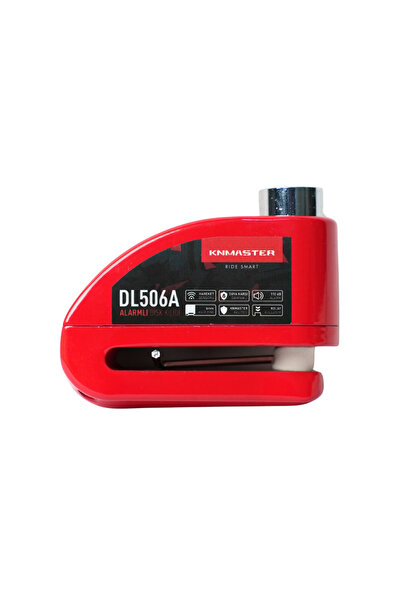 Knmaster Dl506a 6mm Alarmlı Disk Kilidi | Hatırlatma Kablosu Ve Taşıma Çantası Hediye