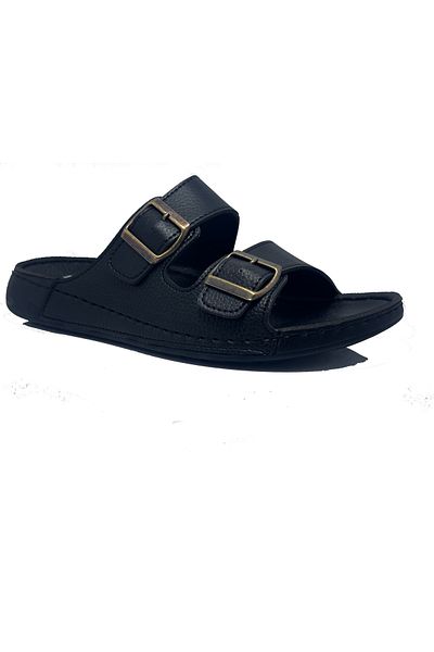 ayaktarz Enova Men's Buckle Adjustable Comfortable Stylish Outward Men's Slippers