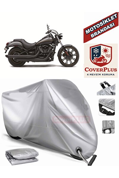 MotoEN Gray Lock Compatible Motor Tarpaulin Kawasaki Vn 900 Custom Special Mo...