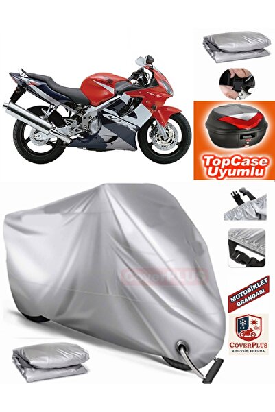 MotoEN Gray Lock Compatible Honda Cbr 600 F Sport Tarpaulin Topcase Rear Bag ...