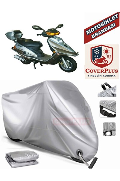 MotoEN قماش القنب المتوافق مع القفل الرمادي Mondial 125 MT خيمة غطاء القماش ا...