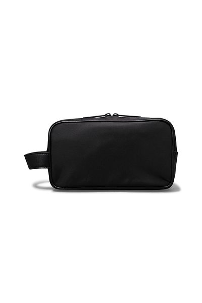 Calvin Klein Men Black Iconic Plaque Washbag