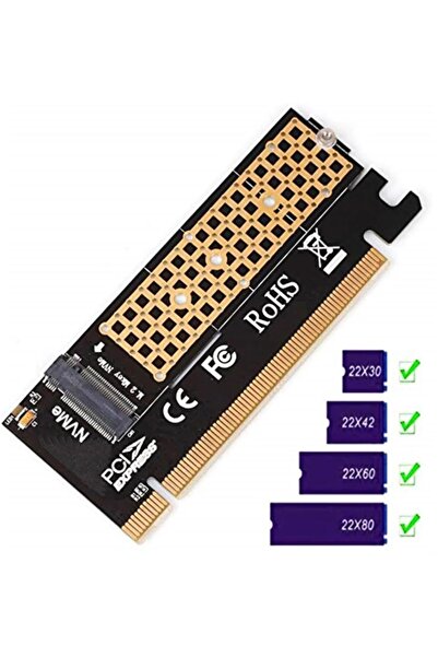 MAXGO 3141 M.2 Nvme Ssd Ngff To Pcie 3.0 X16 Adaptör M Key Kart Çevirici Dönüştürücü
