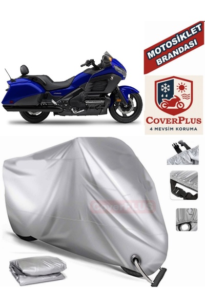 MotoEN Gri Kilit Uyumlu Motor Brandası Honda Goldwing F6B Motosiklet Branda Ö...